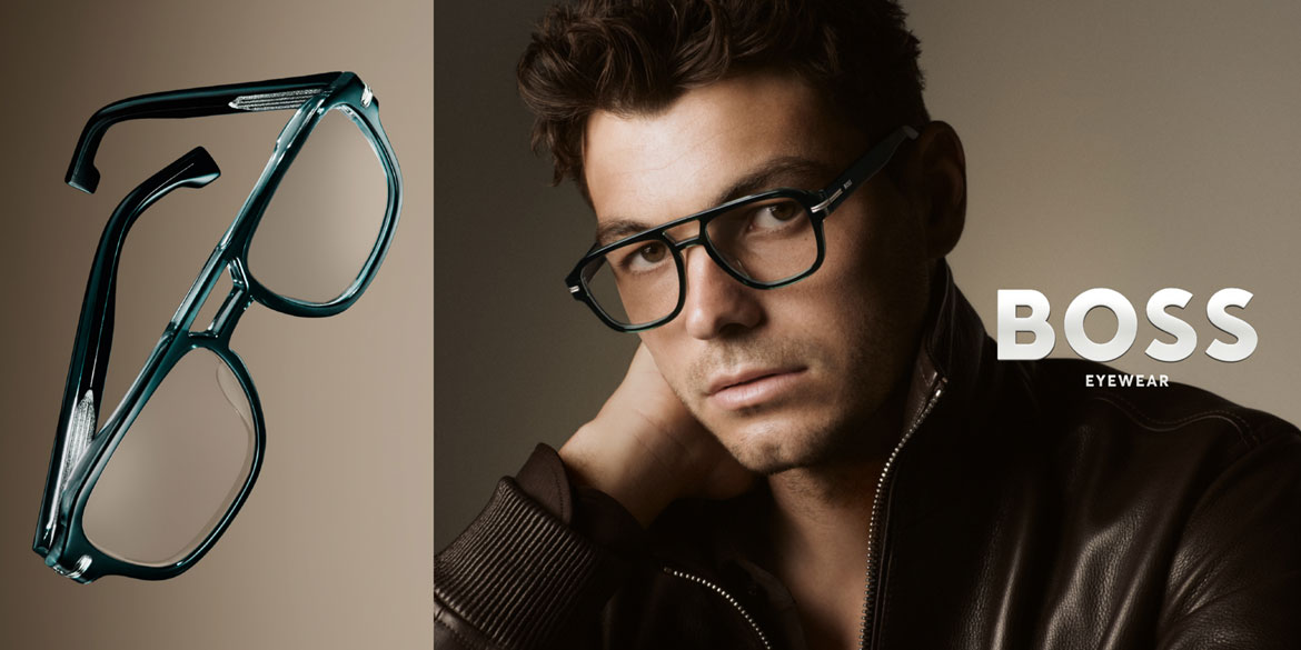 Mann mit Hugo Boss Brille