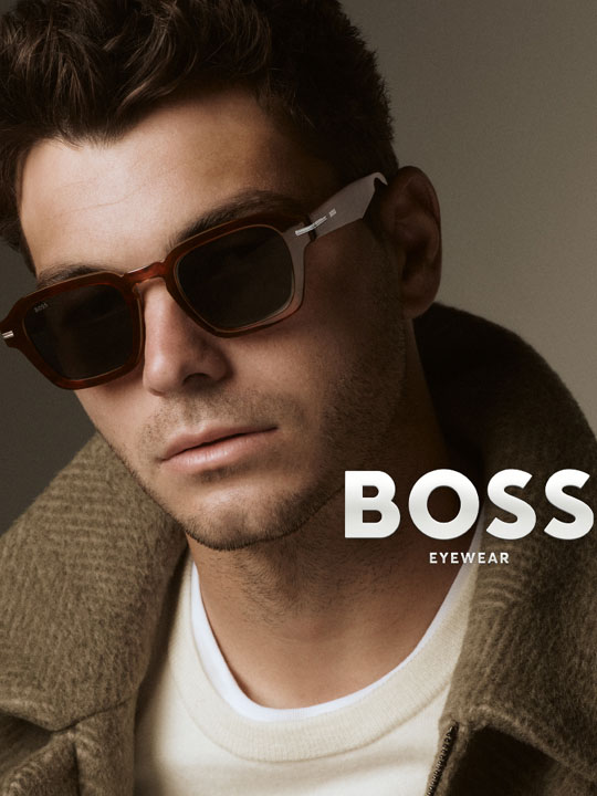 Mann mit Boss Sonnenbrille
