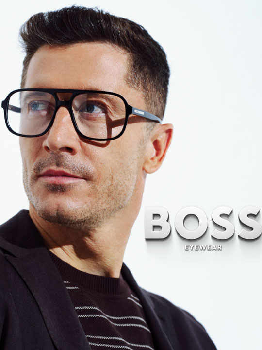 Mann mit Boss-Brille