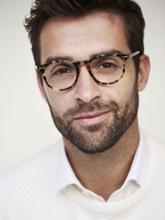 Mann mit Brille